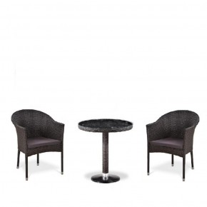 Комплект плетеной мебели T601/Y350A-W53 Brown (2+1) в Ревде - revda.ok-mebel.com | фото