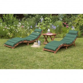 Комплект шезлонги и столик AFM-803A-T133 Beige-Green (2+1) в Ревде - revda.ok-mebel.com | фото
