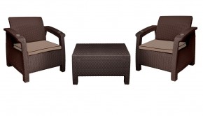 Комплект уличной мебели Yalta Premium Terrace Set (Ялта) шоколадый (+подушки под спину) в Ревде - revda.ok-mebel.com | фото 8