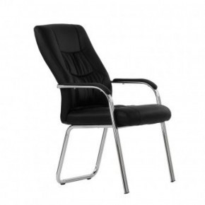 Кресло Barneo K-15 для посетителей и переговорных (черный) в Ревде - revda.ok-mebel.com | фото