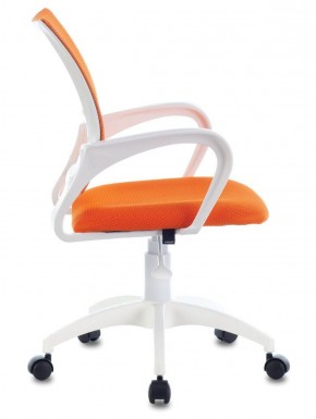 Кресло BRABIX "Fly MG-396W", пластик белый, сетка, оранжевое, 532401, MG-396W_532401 в Ревде - revda.ok-mebel.com | фото 3