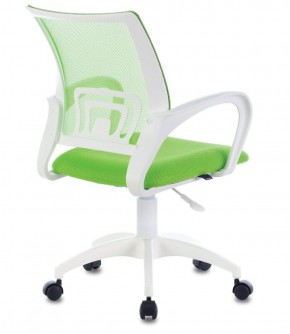 Кресло BRABIX "Fly MG-396W", пластик белый, сетка, салатовое, 532403 в Ревде - revda.ok-mebel.com | фото 3
