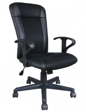 Кресло BRABIX "Optima MG-370" (экокожа/ткань, черное) 531580 в Ревде - revda.ok-mebel.com | фото
