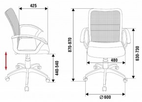 Кресло Бюрократ CH-590SL/BLACK в Ревде - revda.ok-mebel.com | фото 4