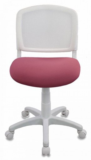 Кресло детское Бюрократ CH-W296NX/26-31 белый TW-15 розовый 26-31 в Ревде - revda.ok-mebel.com | фото 3