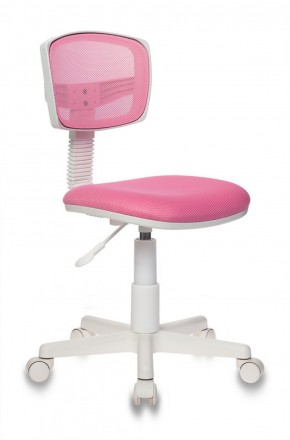 Кресло детское Бюрократ CH-W299/PK/TW-13A розовый в Ревде - revda.ok-mebel.com | фото 1