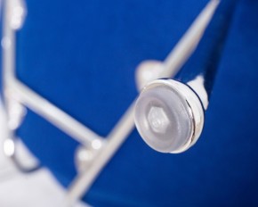 Кресло дизайнерское DOBRIN EMILY, синяя ткань AF6, хромированная сталь в Ревде - revda.ok-mebel.com | фото 9