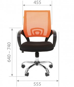 Кресло для оператора CHAIRMAN 696 хром (ткань TW-11/сетка TW-66) в Ревде - revda.ok-mebel.com | фото 6