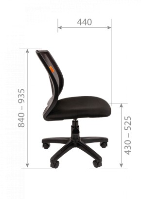 Кресло для оператора CHAIRMAN 699 Б/Л (ткань стандарт/сетка TW-01) в Ревде - revda.ok-mebel.com | фото 7
