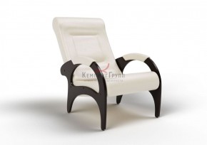 Кресло для отдыха Римини 19-К-КР (экокожа/венге) КРЕМ в Ревде - revda.ok-mebel.com | фото