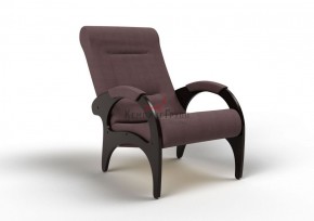 Кресло для отдыха Римини 19-Т-КМ (ткань/венге) КОФЕ С МОЛОКОМ в Ревде - revda.ok-mebel.com | фото 1
