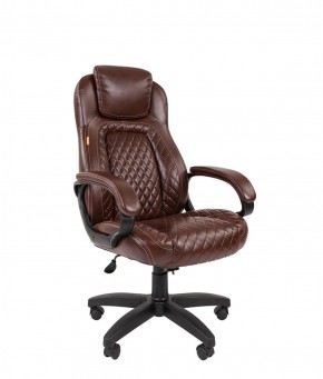 Кресло для руководителя  CHAIRMAN 432 (Экокожа коричневая) в Ревде - revda.ok-mebel.com | фото
