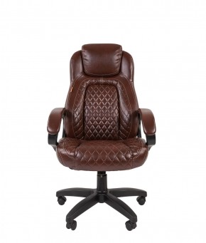 Кресло для руководителя  CHAIRMAN 432 (Экокожа коричневая) в Ревде - revda.ok-mebel.com | фото 2