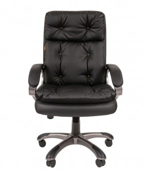 Кресло для руководителя  CHAIRMAN 442 (экокожа черная) в Ревде - revda.ok-mebel.com | фото 1