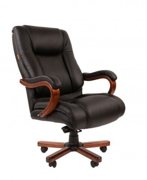 Кресло для руководителя CHAIRMAN  503 (Кожа) Черное в Ревде - revda.ok-mebel.com | фото 2
