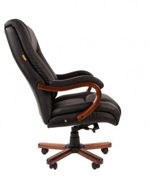 Кресло для руководителя CHAIRMAN  503 (Кожа) Черное в Ревде - revda.ok-mebel.com | фото 3