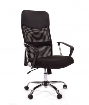 Кресло для руководителя CHAIRMAN 610 N (15-21 черный/сетка черный) в Ревде - revda.ok-mebel.com | фото