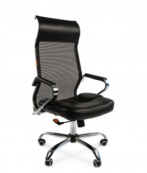 Кресло для руководителя CHAIRMAN 700 (Сетка) Черное в Ревде - revda.ok-mebel.com | фото