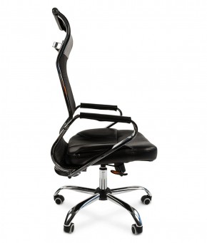 Кресло для руководителя CHAIRMAN 700 (Сетка) Черное в Ревде - revda.ok-mebel.com | фото 3