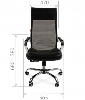 Кресло для руководителя CHAIRMAN 700 (Сетка) Черное в Ревде - revda.ok-mebel.com | фото 4