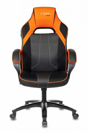 Кресло игровое Бюрократ VIKING 2 AERO ORANGE черный/оранжевый в Ревде - revda.ok-mebel.com | фото 2