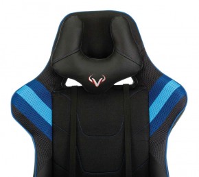 Кресло игровое Бюрократ VIKING 4 AERO BLUE черный/синий в Ревде - revda.ok-mebel.com | фото 6