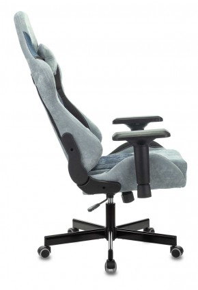 Кресло игровое Бюрократ VIKING 7 KNIGHT BL FABRIC синий в Ревде - revda.ok-mebel.com | фото 2