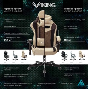 Кресло игровое Бюрократ VIKING 7 KNIGHT BL FABRIC синий в Ревде - revda.ok-mebel.com | фото 5
