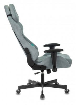 Кресло игровое Бюрократ VIKING KNIGHT LT28 FABRIC серо-голубой в Ревде - revda.ok-mebel.com | фото 2