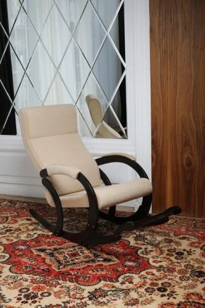 Кресло-качалка МАРСЕЛЬ 33-Т-AB (бежевый) в Ревде - revda.ok-mebel.com | фото 3