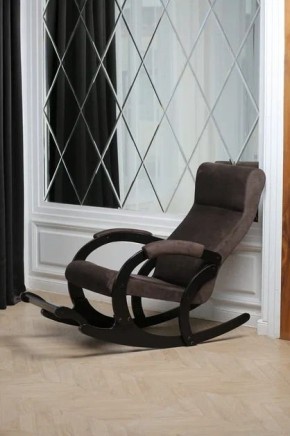 Кресло-качалка МАРСЕЛЬ 33-Т-AC (кофе) в Ревде - revda.ok-mebel.com | фото 3