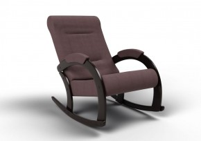 Кресло-качалка Венето 13-Т-КМ (ткань/венге) КОФЕ С МОЛОКОМ в Ревде - revda.ok-mebel.com | фото