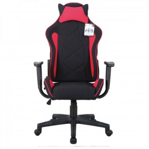 Кресло компьютерное BRABIX GT Racer GM-101 + подушка (ткань) черное/красное (531820) в Ревде - revda.ok-mebel.com | фото 3