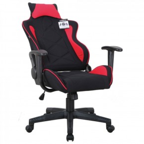 Кресло компьютерное BRABIX GT Racer GM-101 + подушка (ткань) черное/красное (531820) в Ревде - revda.ok-mebel.com | фото 4