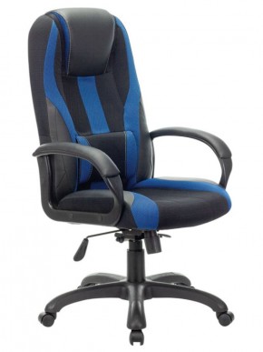 Кресло компьютерное BRABIX PREMIUM "Rapid GM-102" (экокожа/ткань, черное/синее) 532106 в Ревде - revda.ok-mebel.com | фото