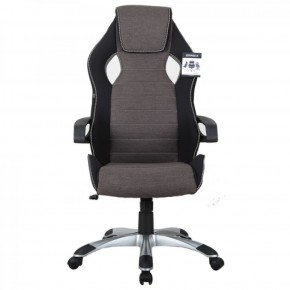Кресло компьютерное BRABIX Techno GM-002 (ткань) черное/серое, вставки белые (531815) в Ревде - revda.ok-mebel.com | фото 3