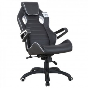 Кресло компьютерное BRABIX Techno Pro GM-003 (экокожа черное/серое, вставки серые) 531814 в Ревде - revda.ok-mebel.com | фото 4