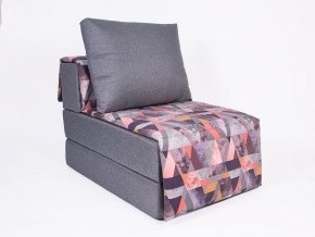 Кресло-кровать бескаркасное Харви (серый-сноу манго) в Ревде - revda.ok-mebel.com | фото