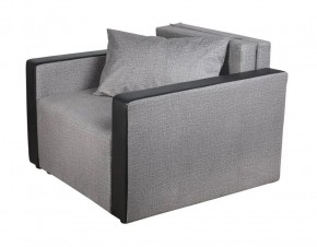 Кресло-кровать Милена с подлокотниками (серый) Велюр в Ревде - revda.ok-mebel.com | фото
