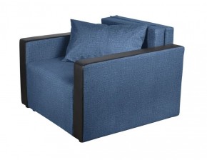 Кресло-кровать Милена с подлокотниками (синий) Велюр в Ревде - revda.ok-mebel.com | фото