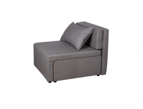 Кресло-кровать Милена (серый) Велюр в Ревде - revda.ok-mebel.com | фото 1