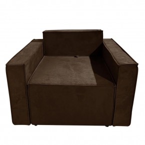 Кресло-кровать Принц КК1-ВК (велюр коричневый) в Ревде - revda.ok-mebel.com | фото 1