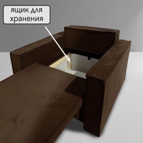 Кресло-кровать Принц КК1-ВК (велюр коричневый) в Ревде - revda.ok-mebel.com | фото 6