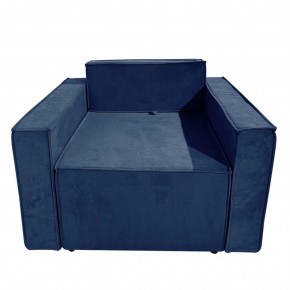 Кресло-кровать Принц КК1-ВСи (велюр синий) в Ревде - revda.ok-mebel.com | фото 1