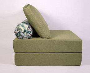 Кресло-кровать-пуф бескаркасное Прайм (Оливковый) в Ревде - revda.ok-mebel.com | фото 3