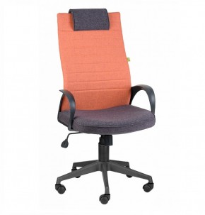 Кресло Квест HOME (Ткань КФ-28/КФ-13) оранжевый-сливовый в Ревде - revda.ok-mebel.com | фото