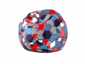 Кресло-мешок Мяч M (Geometry Slate) в Ревде - revda.ok-mebel.com | фото