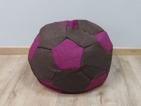 Кресло-мешок Мяч S (Savana Chocolate-Savana Berry) в Ревде - revda.ok-mebel.com | фото 1