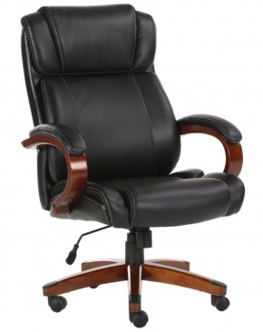 Кресло офисное BRABIX PREMIUM "Magnum EX-701" (дерево, рециклированная кожа, черное) 531827 в Ревде - revda.ok-mebel.com | фото