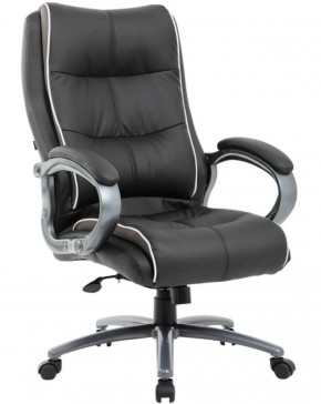 Кресло офисное BRABIX PREMIUM "Strong HD-009" (экокожа черная, ткань серая) 531945 в Ревде - revda.ok-mebel.com | фото 1